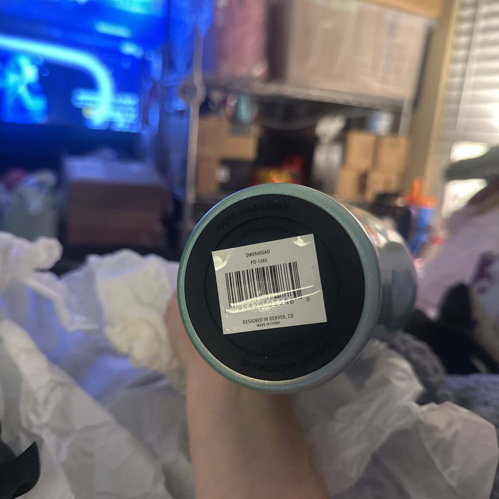BrüMate Era 40oz Glitter Aqua Ombré Tumbler - Picture 5 of 5